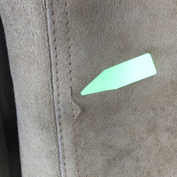 Vintage Women’s Shearling Coat Genuine Suede Leather Penny Lane Style Western - Picture 7 of 17